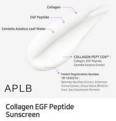 APLB Collagen EGF Peptide Sunscreen SPF50+ PA++++ 40ml