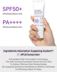 APLB Collagen EGF Peptide Sunscreen SPF50+ PA++++ 40ml