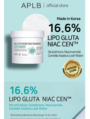 APLB Glutathione Niacinamide Toner Pad — 60 Pads
