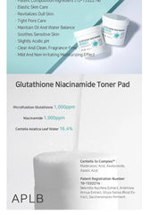 APLB Glutathione Niacinamide Toner Pad — 60 Pads