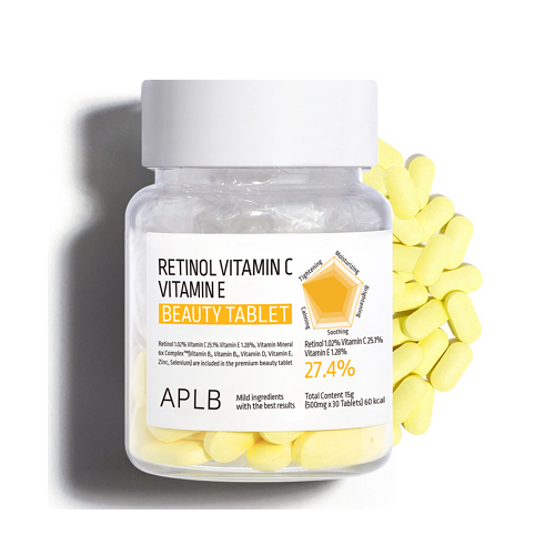 APLB Retinol Vitamin C Vitamin E Beauty Tablet 30 Tablets