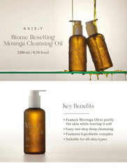 AXIS-Y Biome Resetting Moringa Cleansing Oil