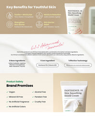 AXIS-Y Panthenol 10 Skin Smoothing Shield Cream