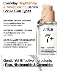 Anua 7 Rice Ceramide Hydrating Barrier Serum 50ml