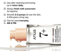 Anua 7 Rice Ceramide Hydrating Barrier Serum 50ml