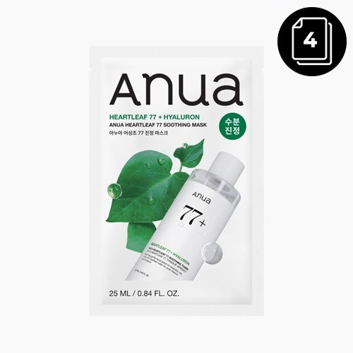 Anua Heartleaf 77 Soothing Mask 25ml (4 Sheets)