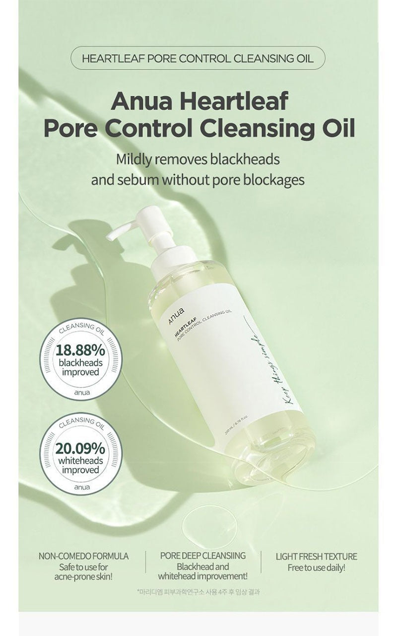Anua Heartleaf Pore Control Cleansing Oil