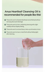 Anua Heartleaf Pore Control Cleansing Oil