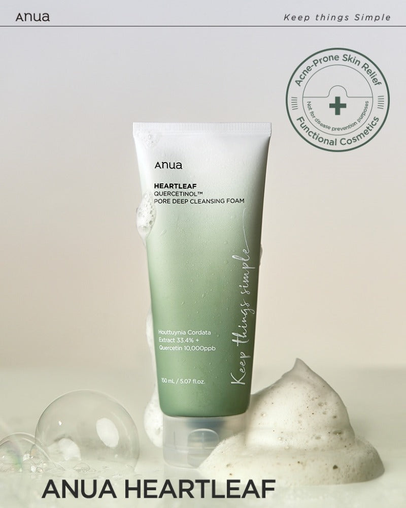 Anua Heartleaf Quercetinol Pore Deep Cleansing Foam