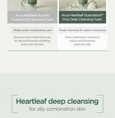 Anua Heartleaf Quercetinol Pore Deep Cleansing Foam