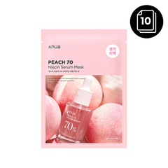 Anua Peach 70 Niacin Serum Mask (10 Sheets)