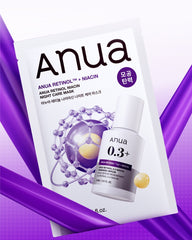 Anua Retinol Niacin Night Care Mask 24ml (4 Sheets)