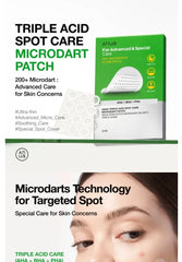 Anua Triple Acid Spot Care Microdart Patch 12ea