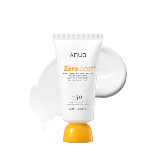 Anua Zero-Cast Moisturizing Finish Sunscreen SPF 50
