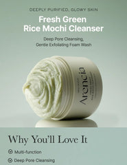 Arencia Fresh Green Rice Mochi Cleanser