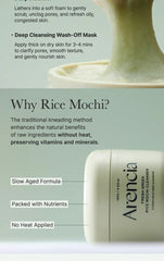 Arencia Fresh Green Rice Mochi Cleanser