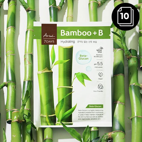 Ariul 7 Days Mask - Bamboo Water (23ml × 10 sheets)