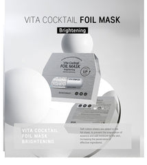 BANOBAGI Vita Cocktail Foil Mask #Brightening 30g x 10 Sheets