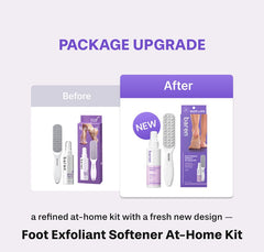 BAREN Foot Callus Eraser Home Set: Foot File & Peeling Foot Spray 1ea