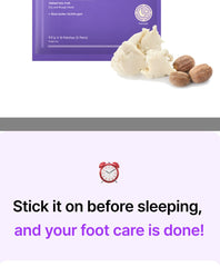 BAREN Shea Butter Sleeping Heel Patch 10ea