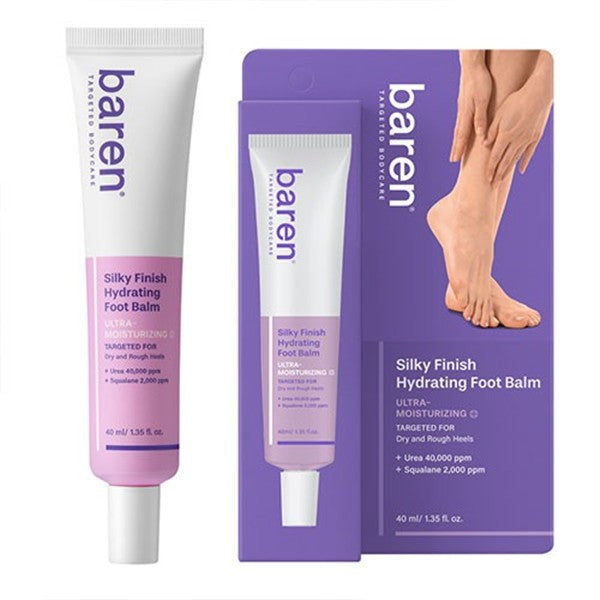BAREN Silky Finish Hydrating Foot Balm 40ml