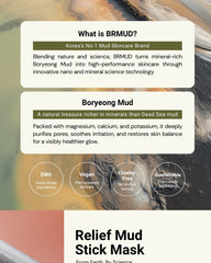 BRMUD Relief Mud Stick Mask 28g