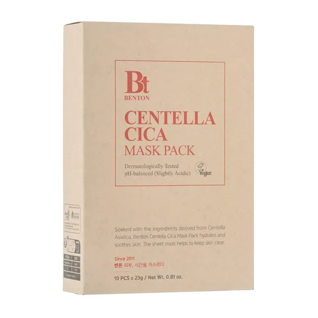 Benton - Centella Cica Mask Pack Set  23g x 10 sheets