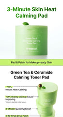 By Wishtrend Green Tea & Ceramide Calming Toner Pad 190ml