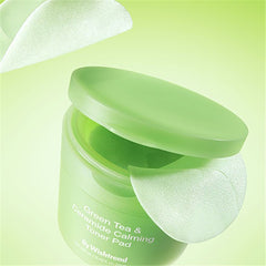 By Wishtrend Green Tea & Ceramide Calming Toner Pad 190ml