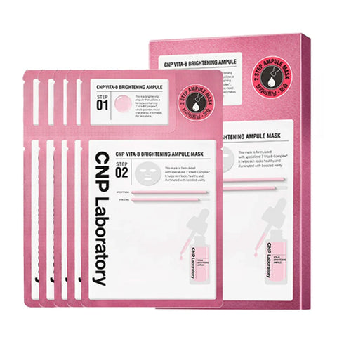 CNP LABORATORY Vita-B Brightening Ampule Mask - 1pack (5pcs)