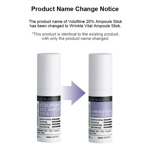 DERMA FACTORY Wrinkle Vital Ampoule Stick - 10g