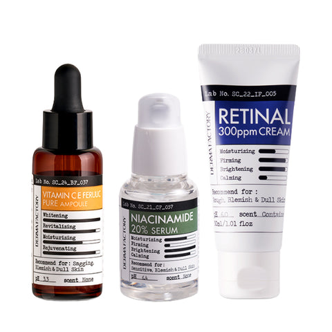DERMA FACTORY Vitamin CBA Routine Set