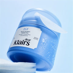 Dear, Klairs EGF Blue Calming Toner Pad 150ml (60 Pads)