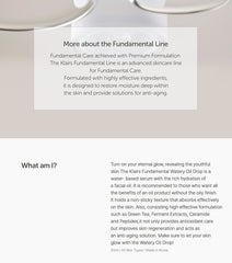 Dear, Klairs Fundamental Watery Oil Drop 50ml