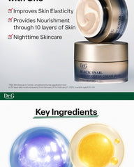 Dr.G Black Snail PDRN Booster Cream Mask 50ml