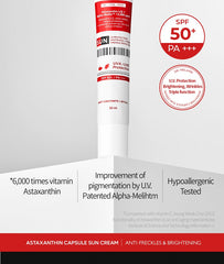 Dr.Melaxin Astaxanthin Anti-Freckles & Whitening Capsule Sun Cream 50ml