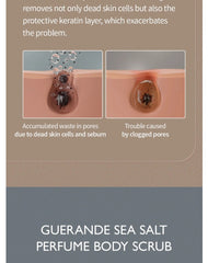 Dr.Melaxin Guérande Sea Salt Perfume Body Scrub 450g – Dark Amber & Vanilla