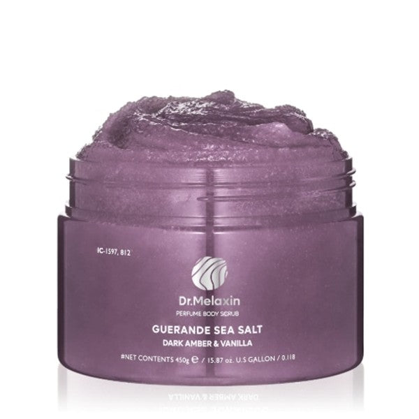 Dr.Melaxin Guérande Sea Salt Perfume Body Scrub 450g – Dark Amber & Vanilla