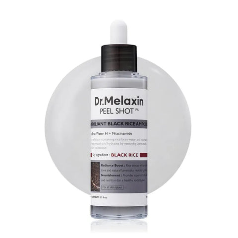 Dr.Melaxin Peel Shot Exfoliant Black Rice Ampoule 80ml