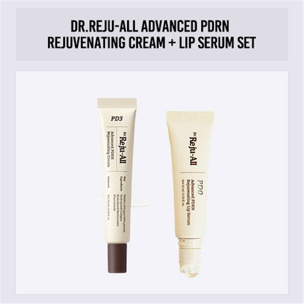 Dr.Reju-All Advanced PDRN Rejuvenating Cream + Lip Serum Set