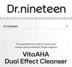 Dr. Nineteen PoreXsome VitaAHA Dual Effect Cleanser 150ml