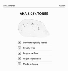 FRANKLY AHA 8.05% Toner 100ml