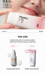 FRANKLY Bright Up Sunscreen SPF50+ PA++++ 50ml