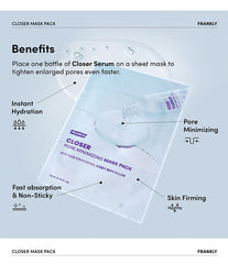 FRANKLY Closer Mask (10 Sheets)