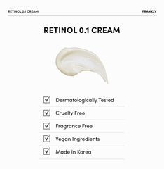 FRANKLY Retinol 0.1% Cream 30ml