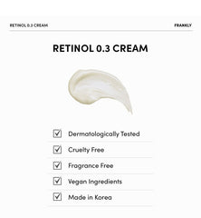 FRANKLY Retinol 0.3% Cream 20ml