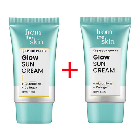 FROM THE SKIN Glow Sun Cream 40ml x 2ea (SPF50+ PA++++)