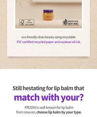 FRUDIA Blueberry Hydrating Honey Lip Balm 10g