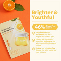 FRUDIA Citrus Brightening Mask 20ml × 10 Sheets