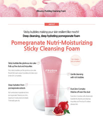 FRUDIA Pomegranate Nutri-Moisturizing Sticky Cleansing Foam 145g